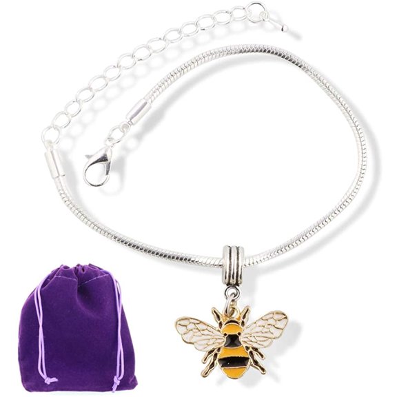 Bee Bracelet | Stainless Steel Hypoallergenic Jewelry Gifts for Women
