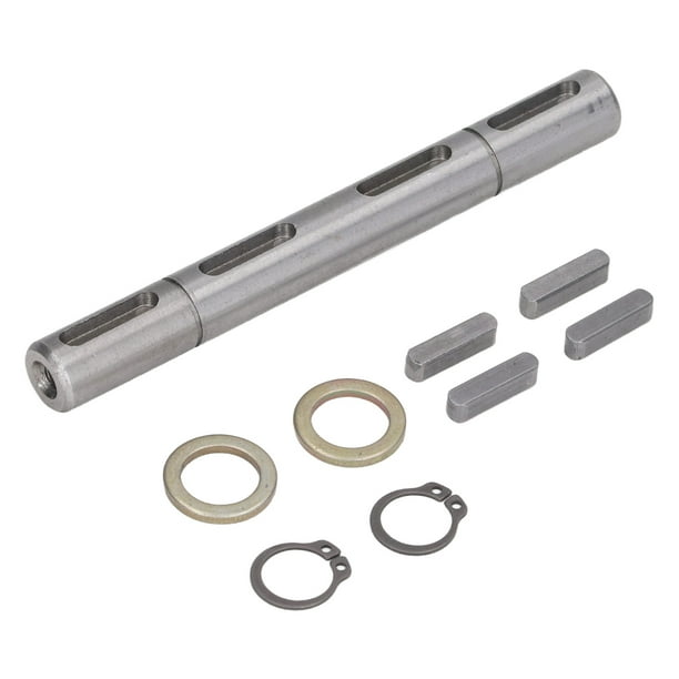 Reductor De Velocidad De Engranaje Helicoidal, Reductor De Tornillo Sin Fin Eje De Salida Doble 14 Mm Diámetro 128 Mm Longitud Gran Capacidad De Rodamiento Motor Paso A Paso Eje De Salida Doble