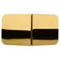 thumbnail image 2 of CRL GCB635BR Polished Brass 135 Degree Junior Traditional Style Glass-to-Glass Clamp for 1/4" Glass, 2 of 4