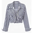 thumbnail image 5 of GaThRRgYP Womens Blouses Dressy Long Sleeve 2026 Hot Striped Women's Collar Shirt Digital Printing, 5 of 5