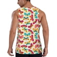 thumbnail image 3 of Xecao Colorful Butterflies Men's Tank Top Workout Quick Dry Sleeveless Gym Jogging Muscle Shirts Summer Swim Beach Tops, 3 of 9