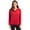 Cardinal Red, variant on LCK00184 Coastline Epic Comfort Recycled Womens Hooded Shirt-Cardinal Red-XXXL