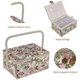 thumbnail image 4 of Extra Large Sewing Basket,Vintage Sewing Basket,for Needles, Thread, Tape Measure, and Other Sewing Supplies Storage, 4 of 5