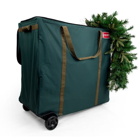 UPC: 0813345021759 | Rolling Multi Use Christmas Decoration Storage Bag with Wheels