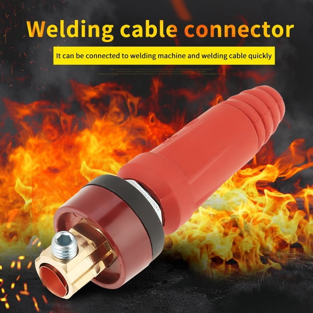 Conector De Cable DKJ35-50, Conexión Rápida De Seguridad De Instalación Simple Conector Rápido De Soldadura De 35-50 Mm2 Para Máquina De Soldadura ANGGREK Otros