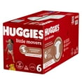 thumbnail image 2 of Huggies Little Movers Baby Diapers ,Mega colossal pack , Size 6 (35+ lbs), 84 Count, 2 of 9