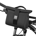 thumbnail image 1 of Waterproof Bicycle Handlebar Bag with TPU Compound Cloth, Tool-Free Installation, 2L/7L Capacity Options, Triangle Fixed Design, Reflective Logo for Safety, Convertible to Stylish Handbag, Ideal for, 1 of 7