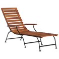 thumbnail image 1 of vidaXL Outdoor Deck Chair Solid Acacia Wood, 1 of 4