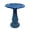 Azure Blue, variant on BIRDS and beyond 24" Azure Blue Fiber Clay Birdbath