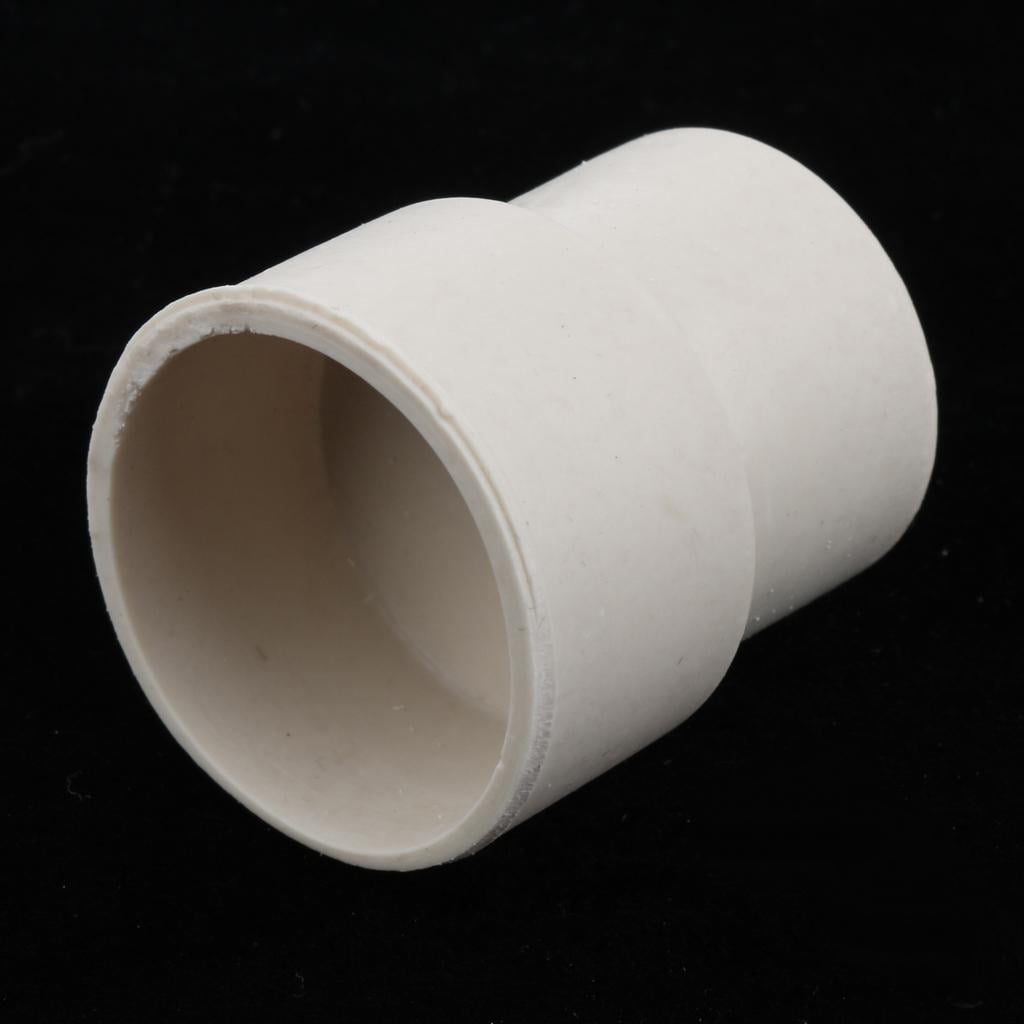 White Lab Plug #2 10 Pack Size 2-20mm x 15mm CleverDelights Solid Rubber Stoppers 26mm Long 