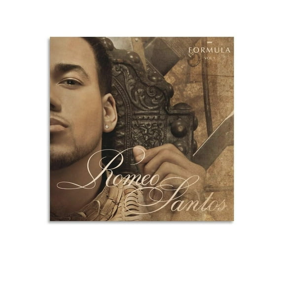 Romeo Santos Fórmula, Vol. 1 1 Canvas Poster Wall Decorative Art Painting Living Room Bedroom Decoration Gift