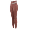 thumbnail image 4 of WAYUTE Women's Leggings High Waisted Split Panel Push up Design Athleisure Stretchy Fit Sports Daily Wear S, 4 of 5