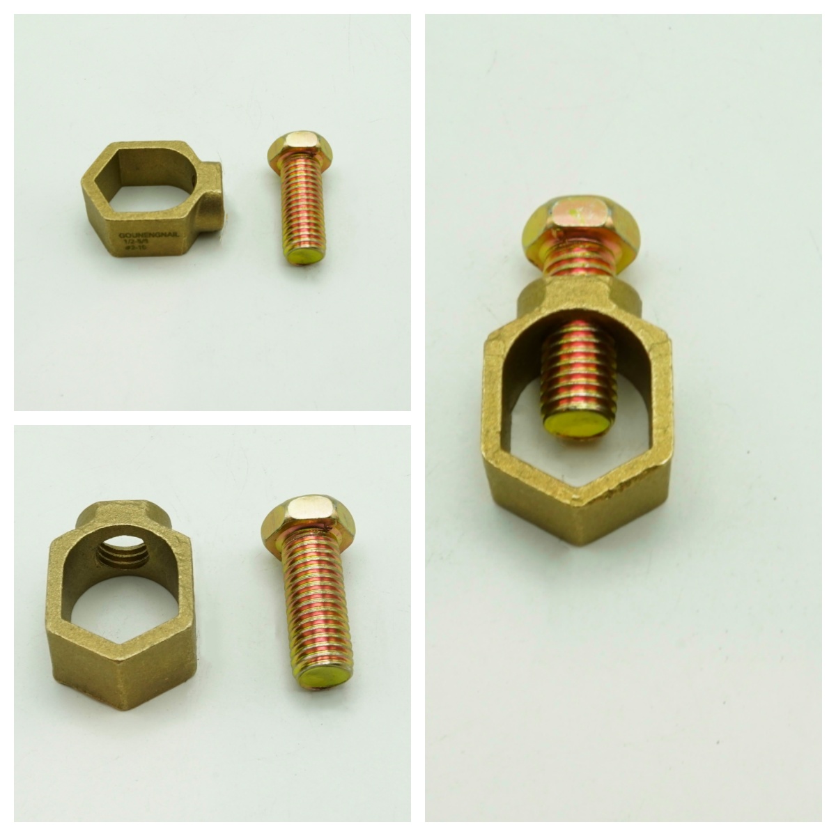 Copper Ground Rod Clamp, Great for 1/2”- 5/8’’ Grounding Rods (25 , CP58 (1/2''-5/8''))