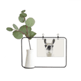 thumbnail image 1 of Disdain Alpaca Ears Pout Metal Picture Frame Cerac Vase Decor, 1 of 3