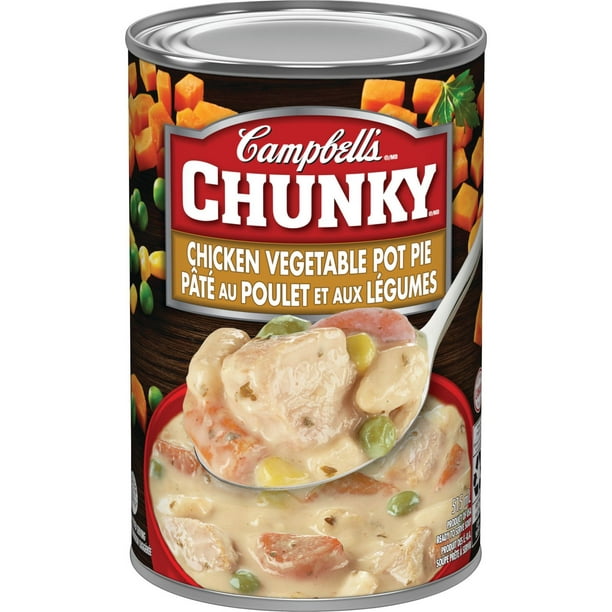 Soupe au pâté au poulet et aux légumes prête à déguster ChunkyMD de Campbell’sMD Prête à déguster 515 mL
