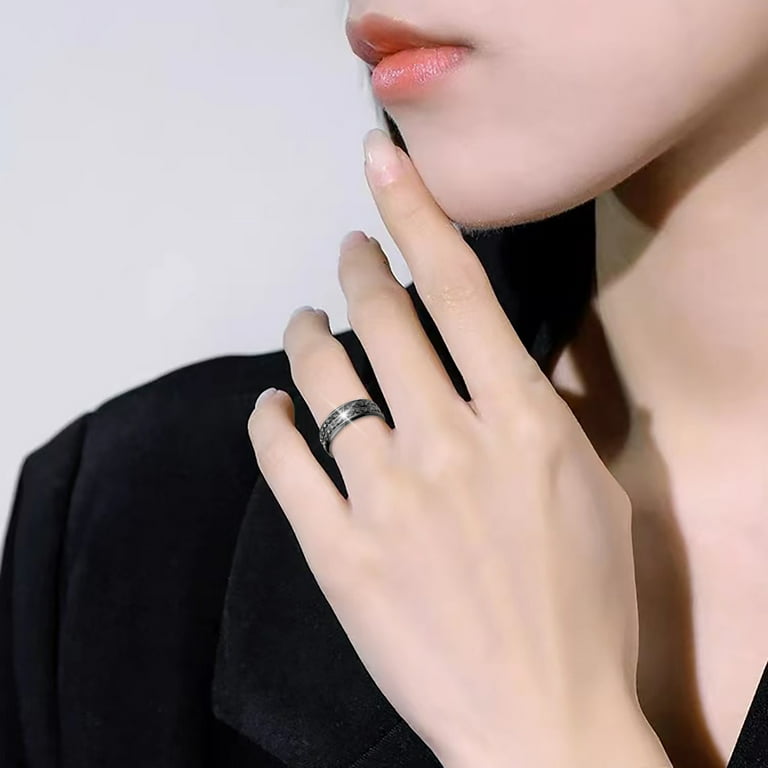 Punk Double Rings Korean Style Hand Chain Jewelry Accessories