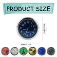 thumbnail image 3 of Vintage Gift-Luminous Decoration Mini Clock for Car/Motorcycle/Sewing Machine,Car Clocks for Dash Stick On,Retro Style Dashboard Clock, 3 of 8