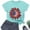 Blue, variant on BRGZLK American Flag Sunflower Shirts For Toddler Kids Fashion American Flag Print Cotton T-Shirt Boys Girls Cute Round Neck Short Sleeve Top Blue 3-4 Years