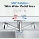 thumbnail image 5 of Grifo de cocina extensible con ducha y grifo mezclador para lavabo, 5 of 5