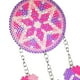 thumbnail image 4 of Kits de cuentas fusibles, campanas de viento, tableros de clavijas, cuentas Perler, juguetes educativos, regalo Rosa 31cm, 4 of 7