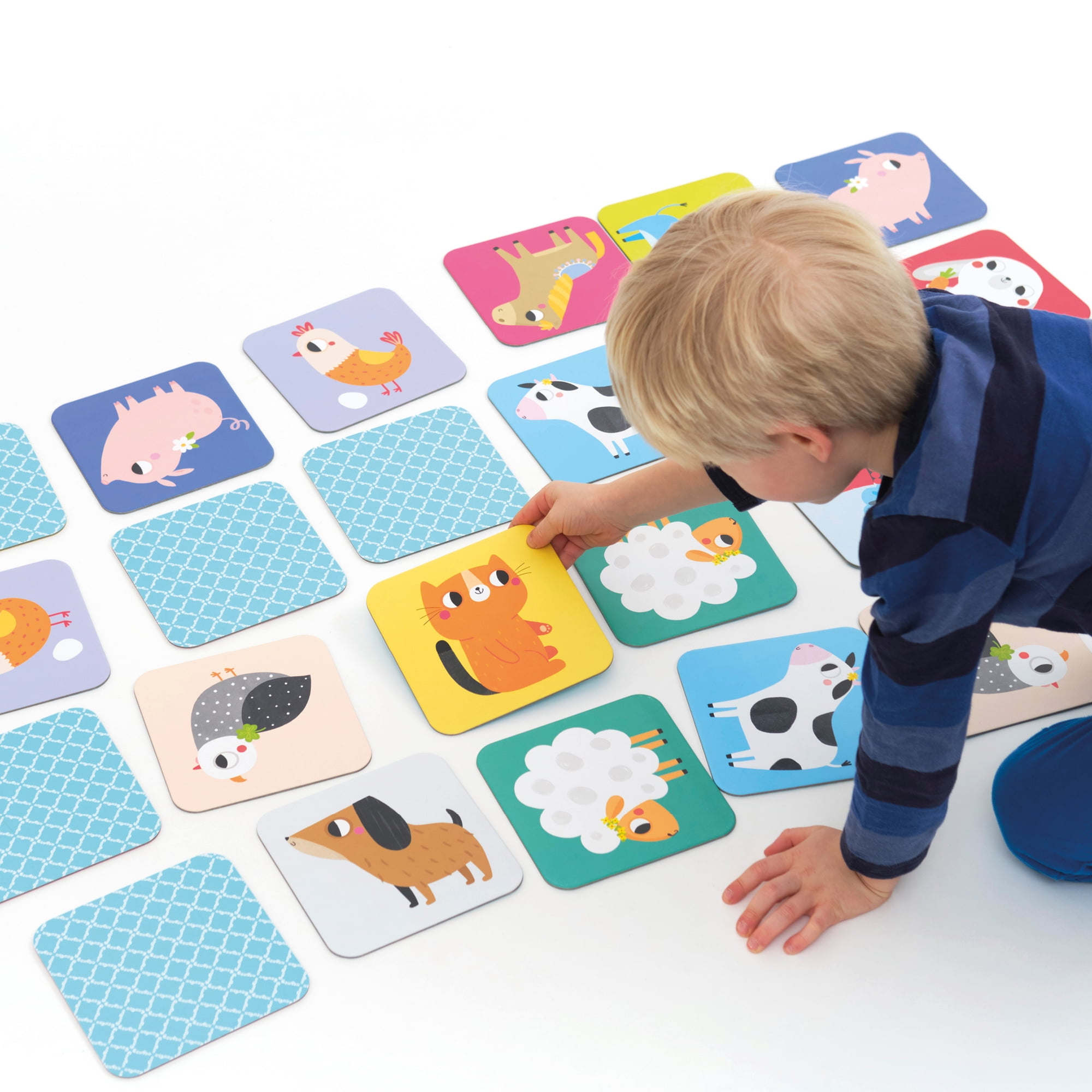 Banana Panda Suuuper Size Memory Game Farm Animals 2+, floor game for toddler