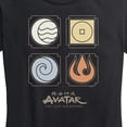 thumbnail image 3 of Avatar - The Last Airbender - Nations Symbols - Women's Short Sleeve Graphic T-Shirt, 3 of 5