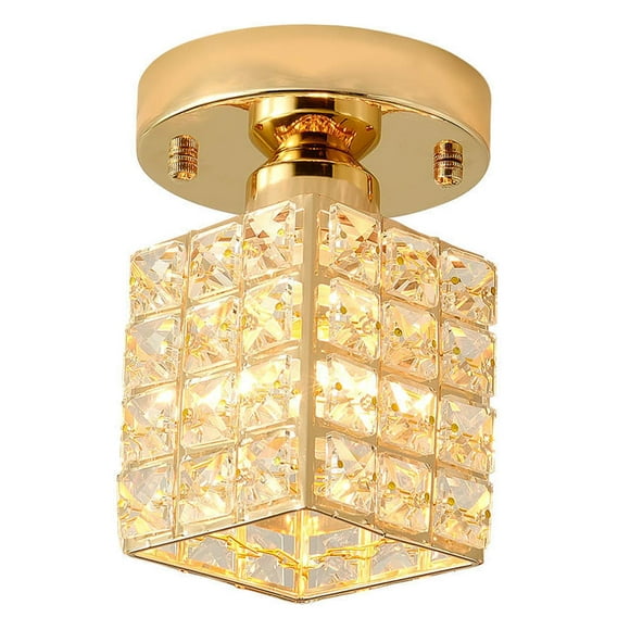 Luz de techo de cristal cerca del accesorio de iluminación de techo Base E26 Estilo C Yuyangstore Lámpara de techo