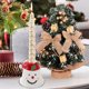 thumbnail image 5 of Santa Claus Snowman Ceramic Candle Holders Festive Romantic Candle Holders Decor Candlelight Dinner Ambiance Accessory, 5 of 6