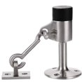 thumbnail image 1 of Heavy Duty Door Stop With Hook Stainless Steel Door Stopper Brushed Finish Wall Mounted With Rubber Buffer (1pc), 1 of 3