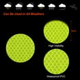 thumbnail image 3 of Uxcell Reflective Stickers, 30Pcs Round Reflective Sticker, Fluorescent Green, 3 of 7