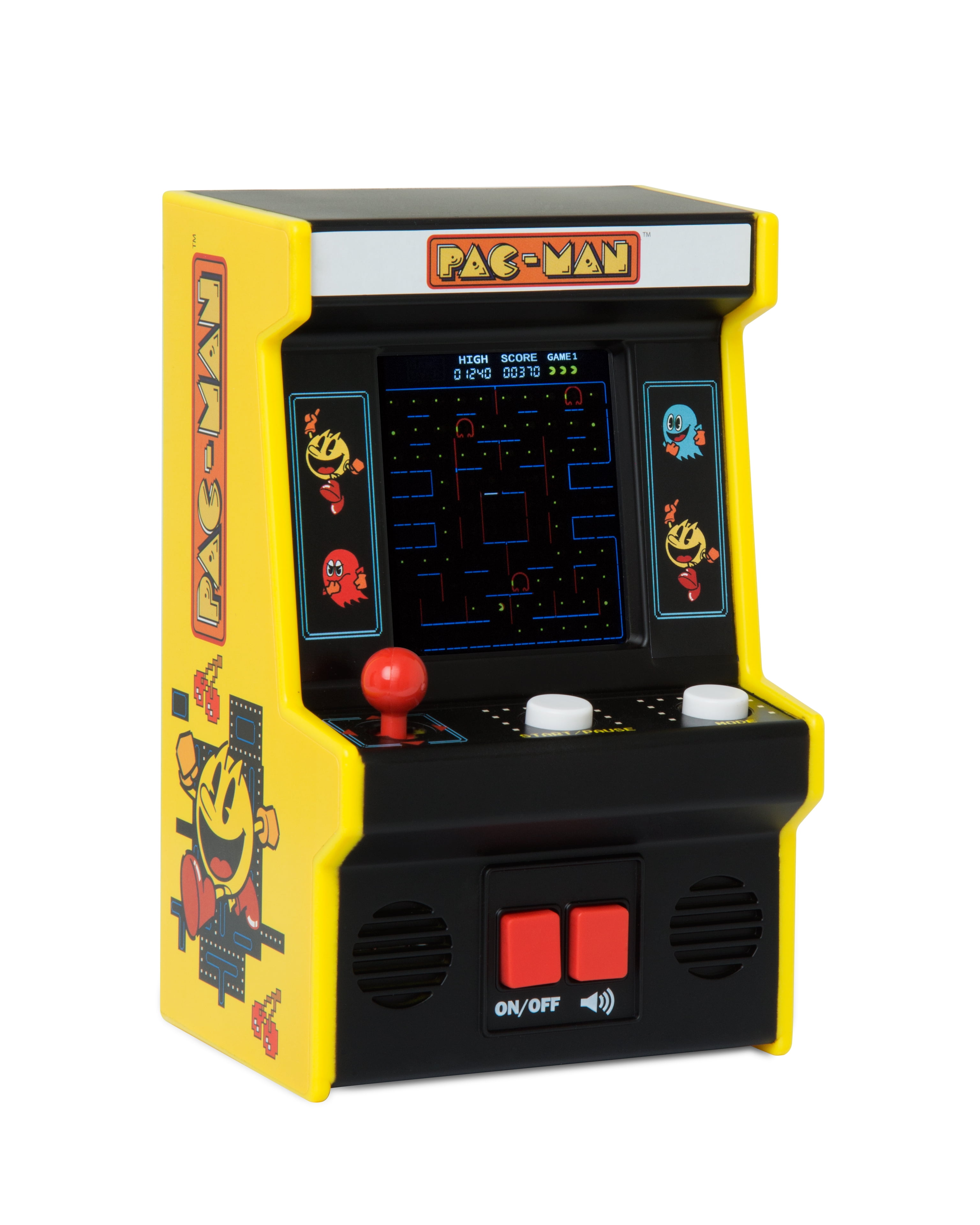 handheld pacman game with joystick