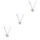 thumbnail image 4 of Collar Colgante Estética Elegante Jumpingount Tipo 2 Oro rosa, 4 of 6