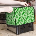 thumbnail image 6 of KLL Green Lizard Print 2 Slice Toaster Dust Covers Kitchen Small Appliance Cover with 2 Pockets,Can hold Jam Spreader Knife & Toaster Tongs (11.4 x 7.9 x 7.5), 6 of 6