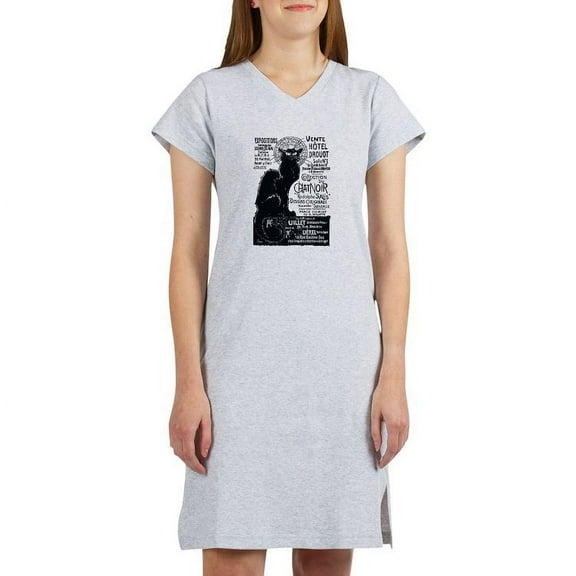 CafePress - Chat Noir Cat - Women's Nightshirt
