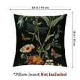 thumbnail image 4 of nygtbtfer  Outdoor Waterproof Spring Summer Pillow Covers  Set of 2 Floral Farmhouse Throw Pillows Decorative Cushion Cases for Outdoor Couch Sofa Patio Furniture Home Decoration Black White, 4 of 7