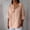 Khaki, variant on Only Moment Button Down Shirts for Women 3/4 Sleeve V Neck Cotton and Linen with Button Cuffs Dressy Casual Summer Outfits Early Fall Fashion Spring Clothes Pink,S