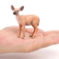thumbnail image 4 of EASTIN 6 Pack Deer Figurines Toy, Forest Animals White-tailed Deer Family Figures, Plastic Woodland Creature Cake Topper for Baby Shower Birthday Decoration, 4 of 7