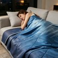 thumbnail image 6 of SUYOLL A Soft Gradient Summer Cooling Blanket Comforter For Cozy Nights And Light Sleep Lightweight Comfortable Have a Nice Sleep, 6 of 7