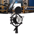thumbnail image 4 of Microphone Shock Mount, Non Vibration  Recorded Sound Reduce Tremor Suspension Mic Holder  For Vocalist For Studio, 4 of 8