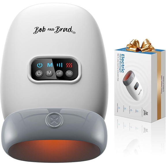 BOB AND BRAD Hand Massager, Shiatsu Hand Massager for Arthritis and Carpal Tunnel with Heat and Compression, Pain Relief from Wrist to Palm and Finger, Best Gift.