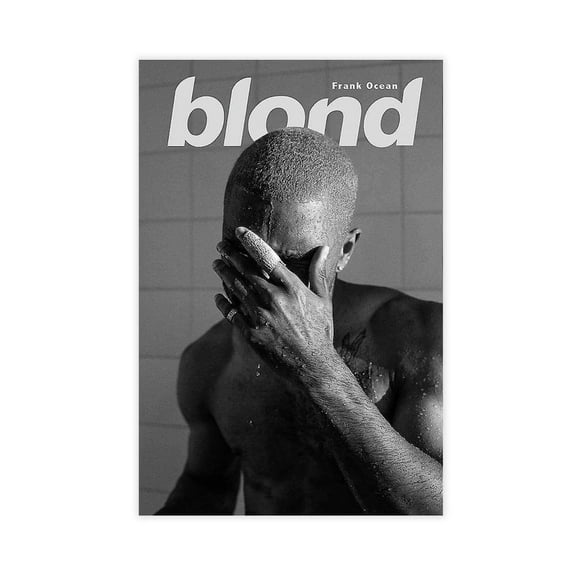 Frank Ocean Poster Blonde Album Cover Poster 2 Canvas Poster Wall Art Decor Print Picture Paintings for Living Room Bedroom Decoration