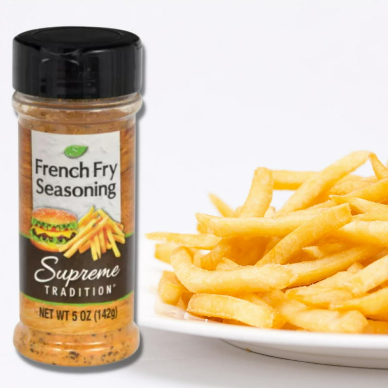 Gourmet Fries Seasonings Bottle Salt and Vinegar 12 Ounce