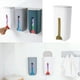thumbnail image 4 of Monstrate Bolsas de basura montadas en la pared Caja de almacenamiento Hogar Cocina Bolsa de plástico Estuche Organizador de ahorro de espacio Cocina y Comedor Blanco, 4 of 6