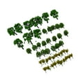 thumbnail image 4 of 50PCS Plastic Trees Model Train Railroad Wargame Diorama Scenery Landscape Scale DIY Railroad Decoration Micro Trees, 4 of 8