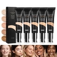 thumbnail image 3 of Full Coverage Concealer Foundation Liquid for Face Brightens Skin Tone Lightweight Blendable Makeup for All Skin Types 30ml, 3 of 3