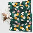 thumbnail image 6 of Yiaed Tropical Fruit Print Dog Blankets-Cat Blanket Washable for Couch Protection,Puppy Blanket, Soft Plush Reversible Throw Furniture Protector-Small, 6 of 8