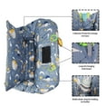 thumbnail image 5 of Shopping cart Cover, cart Cover for Babies, Padded high Chair Cover, Split Reversible seat Cushion, Cell Phone Pouch, Collection Pocket, Neutral for boy or Girl, 5 of 6