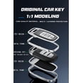 thumbnail image 3 of Key Fob Cover Compatible with Fit for Audi A4 A3 Q3 Q5 Q7 TT TTS RS3 S4 S3 A1 S6 RS4 RS6 Q2L ABS Smart Remote Key Case Keychain Case Holder Protector,1, 3 of 9