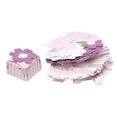 thumbnail image 2 of Paquete de 50 cajas de paquete de chocolate de turrón elegante de moda DIY púrpura/rosa Soledad Hogar, 2 of 10