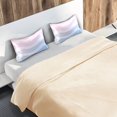 thumbnail image 5 of Yayeee Pillowcase Queen Size Set of 2 Satin Wrinkle Resistant Pillow Case, Light Blue Gradient, 5 of 7